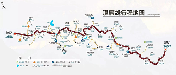 去西藏旅游线路之滇藏线